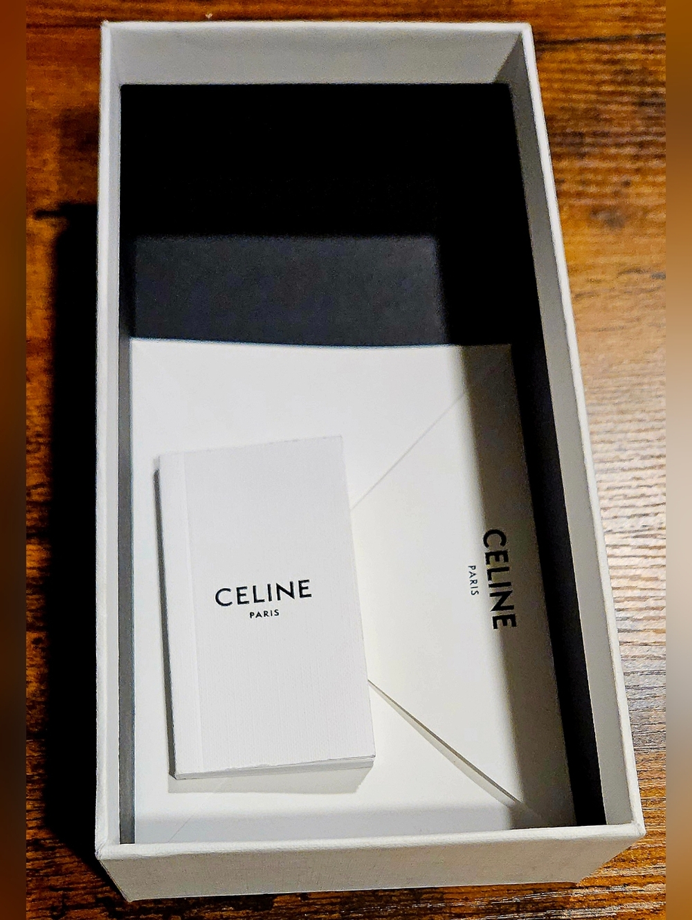 Celine Large White Gift Box Set Envelope Booklet Wallet Glasses Travel Storage - Picture 7 of 11
